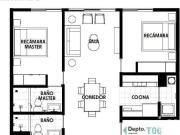 Preventa Departamento de 69.62 m2 en el corazón de San...
