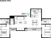 Preventa en Cuauhtémoc: departamento con balcón desde...