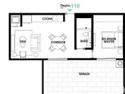 Preventa en San Rafael: departamento con terraza 93.15...