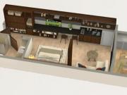 Preventa estudio con balcón