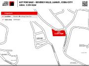 Prime overlooking flat lot with city view inside Cebu...