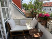 Private city roof Top with cozy terrace in...