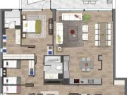 Elegancia amplitud Las Malvas 3 dor, 3 estac