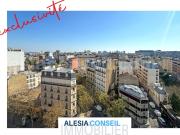 Proche ALESIA 3 PIECES 75 m2 en ÉTAGE ÉLEVÉ avec BALCON