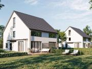 Projekt in Mahlow Kompakte Doppelhaushälfte für junge...