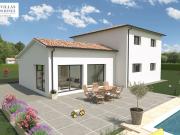 Projet de construction d'une maison 140.56 m² avec...
