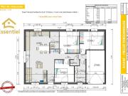 Projet de construction d'une maison 76 m² avec...