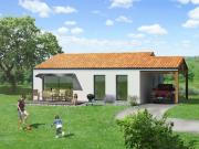 Projet de construction d'une maison 89.33 m² avec...