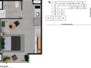 PRONTO PARA MORAR Studio 24m² Brooklin Helbor B Liv