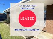 PROPERTY LEASED NO FURTHER INSPECTIONS BARRY PLANT...