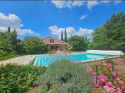 Propriété avec piscine et vue dominante 263m² Monségur