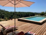 Propriété de campagne avec 5 gites, piscine et vue sur...