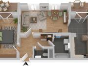 PROVISIONSFREI ab 1. April: Perfekt aufgeteilte Wohnung...