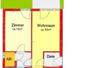Provisionsfrei: gepflegte Gartenwohnung in Ruhelage bei...