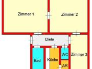 Provisionsfrei: großzügige 3 Zimmer Altbauwohnung mit 2...