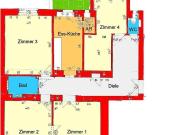 Provisionsfrei: Großzügige 4 Zimmer Altbauwohnung mit...