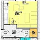 Provisionsfreie Neubau Garconniere mit Balkon bei TU am...