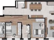 Próximo a Praça da Espanha, Apartamento 3 Quartos,1...