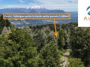 Pucón, Caburgua sector la barda venta parcela 5.000m2...