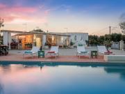 Puglia. Ostuni. Trulli Con Lamia E Piscina. Vista Mare...