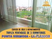 Punta Hermosa TRIPLEX PENTHOUSE Frente a Parque de 3...