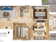 Pyramid Urban Homes 2 3 Bedroom 706 Sq. Ft. Apartment in...