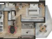 Qoya Residence Apartamento 1 QUARTO COM SUÍTE no Batel...