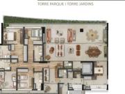 QUADDRA LORENA,Apartamento com 468 m² e 4 quartos à...