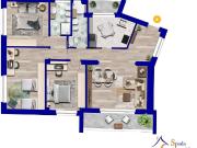 Quadrilocale in vendita a Palermo via della Favorita, Fiera