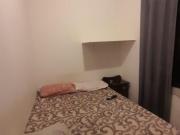 Quarto com cama de casal próximo ao metrô Butantã