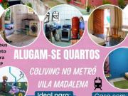 Quarto exclusivo metrô vila Madalena