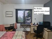 Quarto individual com closet