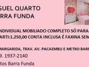 QUARTO INDIVIDUAL SÓ PARA MOÇA / BARRA FUNDA