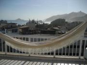 Quarto privativo em apto na cobertura de frente para a praia