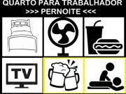 Quarto Trabalhador Homem Evangelico 2/Pernoite c/ lanche