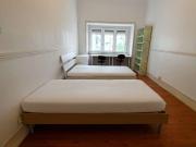 Quarto Twin em apartamento com 6 quartos no Areeiro, Lisboa
