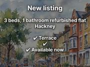 Queens Drive 3 bed flat to rent £4,800 pcm £1,108 pw