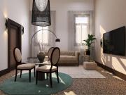 Questo peculiare appartamento si trova in un magnifico...