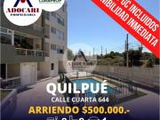 QUILPUÉ DEPARTAMENTO 2D 2B 1E