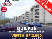 QUILPUÉ DPTO EN LAGO BERTRAND 2D 1B 1E