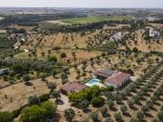 Quinta T4 com piscina e vista sobre os campos Santarém