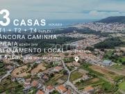 Quinta T7 com 3 casas autónomas T1, T2 e T4 em Âncora,...