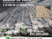 Rancho en venta en Santa Ana Pacueco, Cancún, Guanajuato