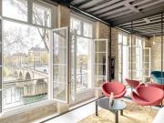 Rare Ile Saint Louis / Quai de Bourbon. Vue Seine pour...