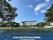 Rare lot for Sale in Ayala Southvale Sonera Las Pinas City