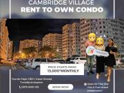 Ready For Occupancy Studio Unit Rent To Own Condominium...