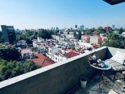 Recámara con vista a la ciudad en Colonia Condesa