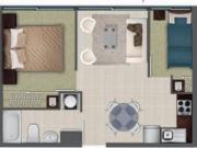 Recién Remodelado Departamento 2 dorm. Sector Avda Matta