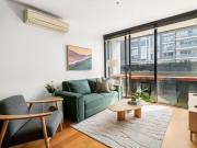 Refined living in two bedroom apartment where bayside...