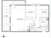 Reignier Esery Appartement T3 neuf de 68.87 m²